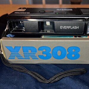 Vintage Keystone XR308 Telephoto Everflash Pocket Camera with Case